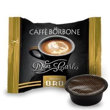 100 Capsule Caffè Borbone compatibili A Modo Mio miscela Oro