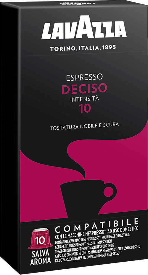 10 capsule Lavazza compatibile Nespresso miscela Deciso - Caffè in Capsule  Compatibili e Originali