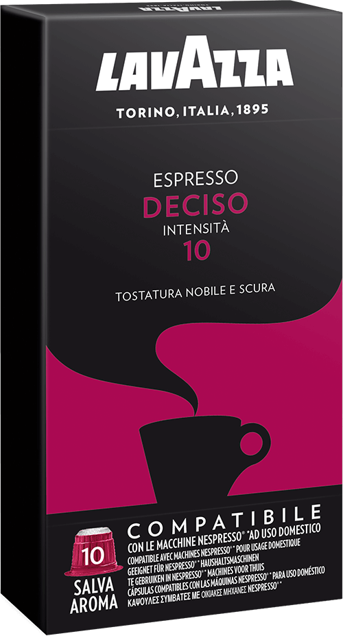 10 capsule Lavazza compatibile Nespresso miscela Deciso