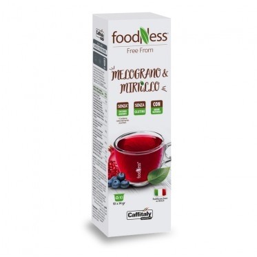  10 Capsule Tisana Melograno e Mirtillo Foodness