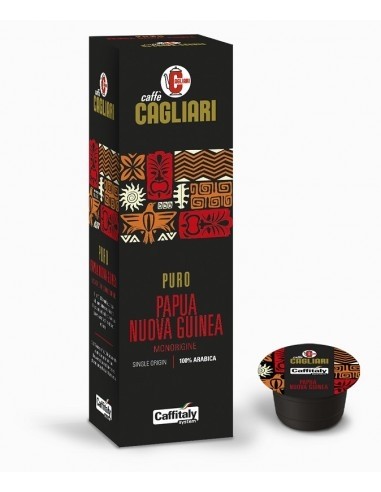 10 Capsule Caffitaly Cagliari Monorigine Papua Nuova Guinea