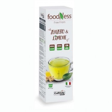  10 Capsule  Caffitaly ZENZERO E LIMONE FOODNESS