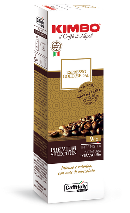 100 Capsule Caffitaly Kimbo Espresso Gold Medal