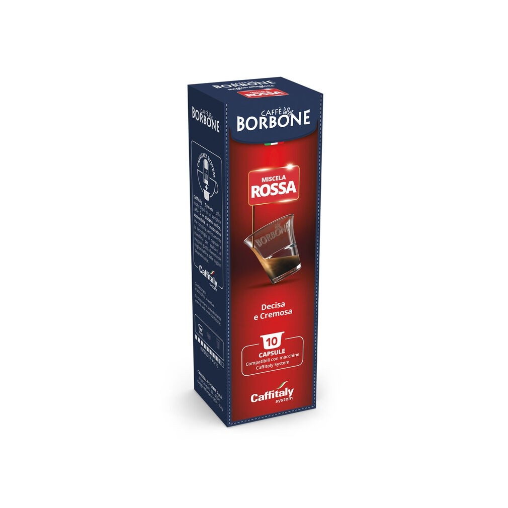 100 Capsule Caffitaly Borbone Rossa