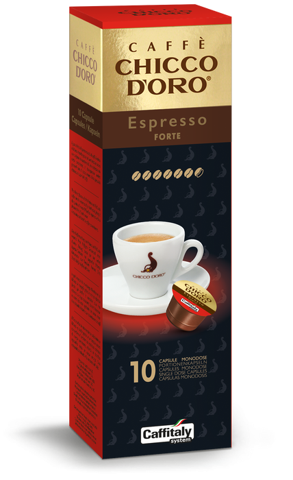 100 Capsule Caffitaly Chicco D'oro Espresso FORTE